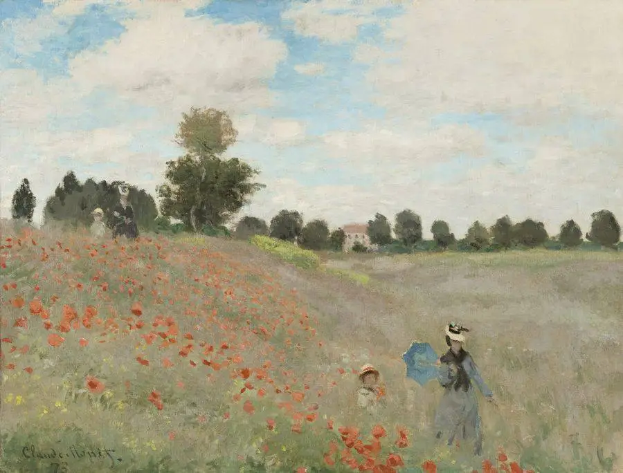 Claude Monet, Coquelicots          Paris, musée d'Orsay