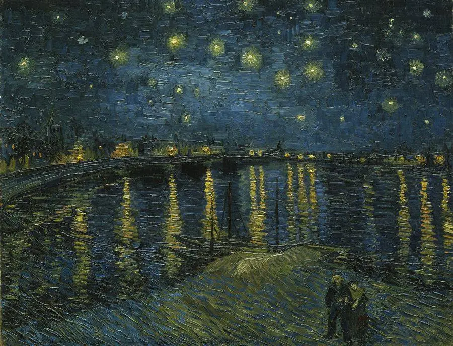 Vincent van Gogh, La nuit étoilée       Paris, musée d'Orsay